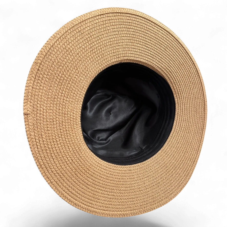 silk lined fedora for natural hair