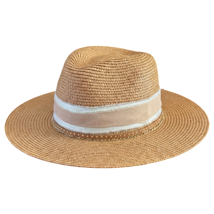 Blush Nomad · Silk-Lined Fedora