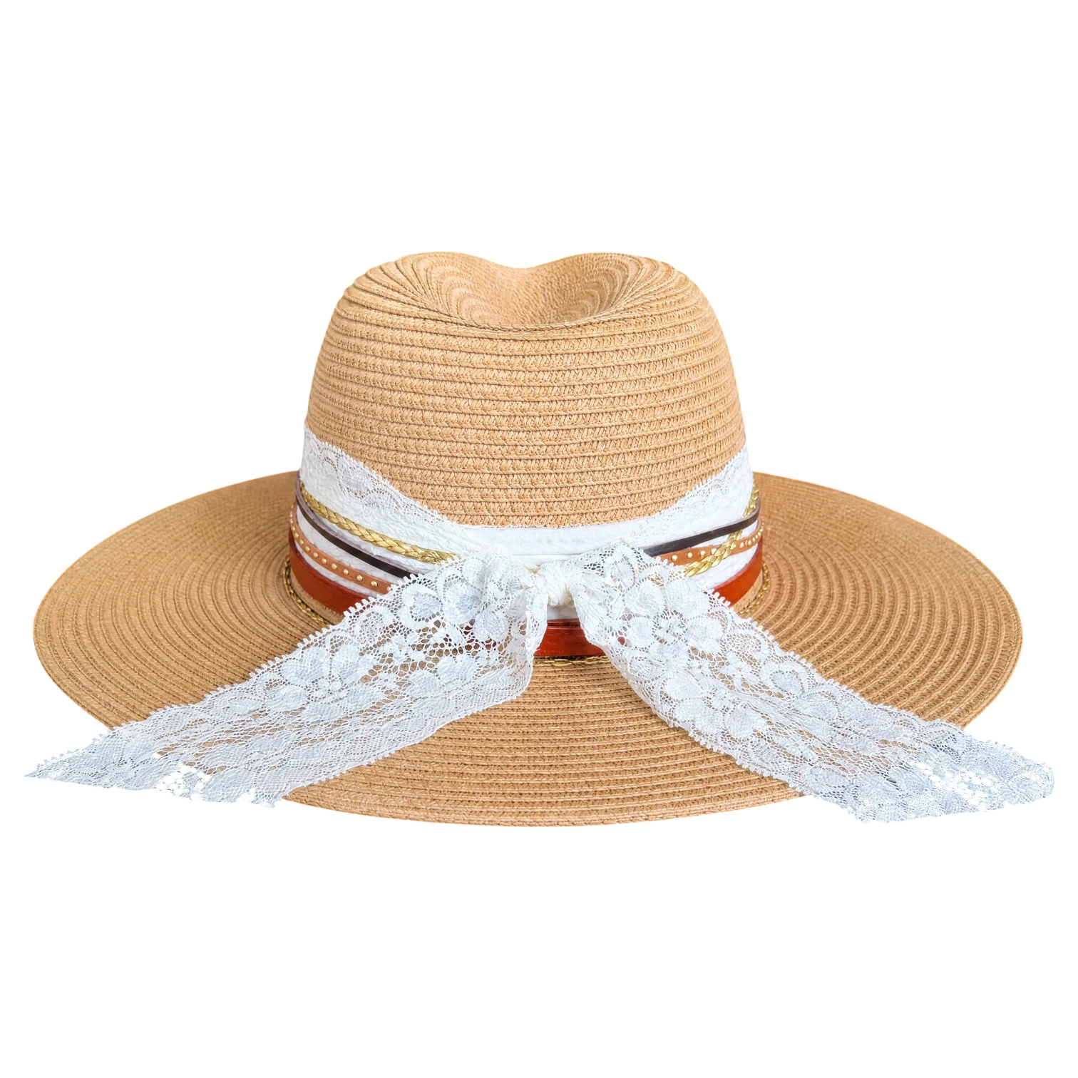 Damazo Ivory Bohemian Soteria Silk-Lined Fedora — view 5