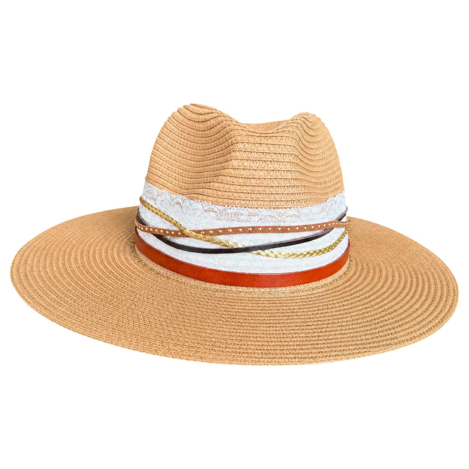 Damazo Ivory Bohemian Soteria Silk-Lined Fedora