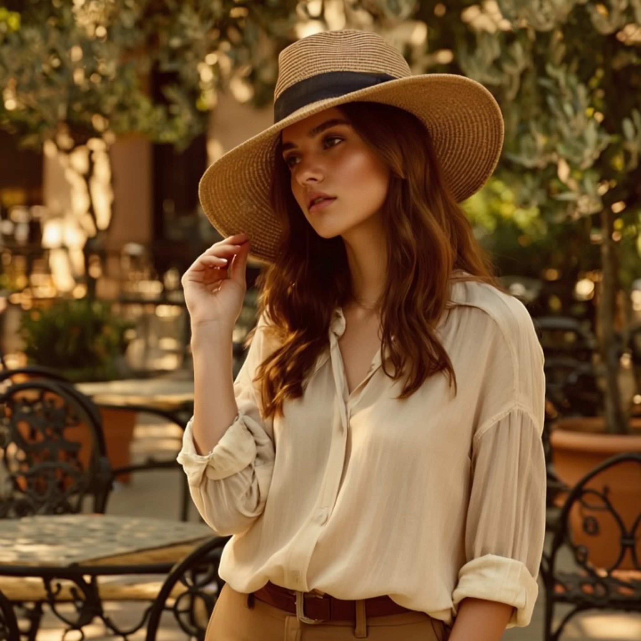 silk lined fedora for natural hair