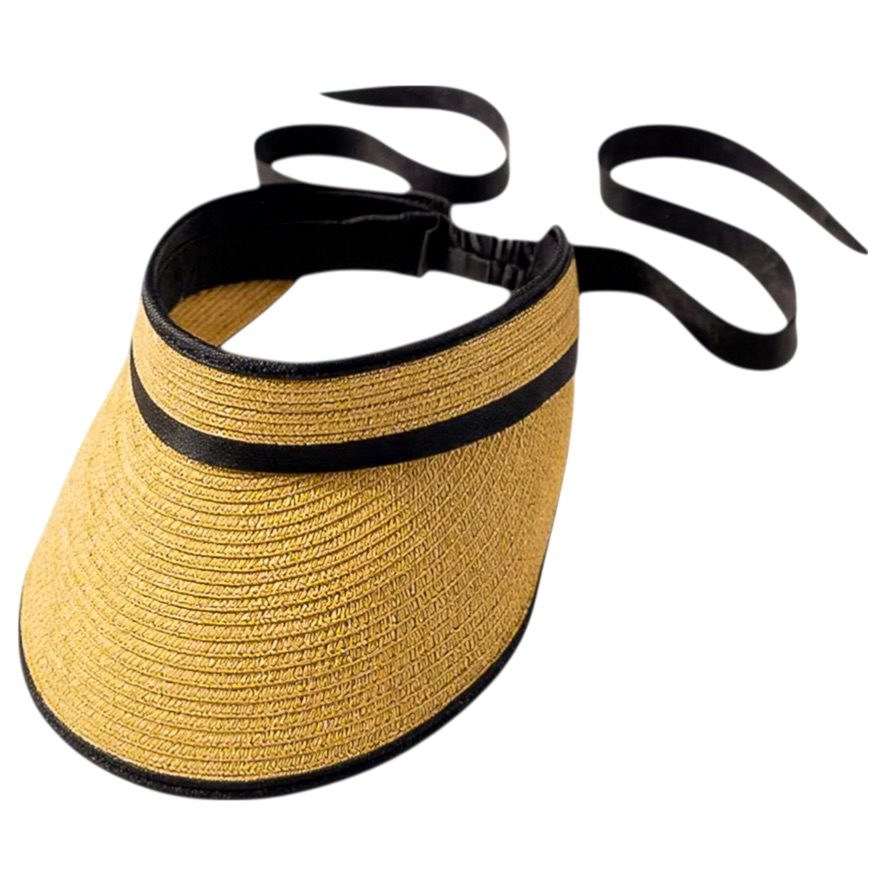 Damazo Eos beige classic visor protecting hairline and edges