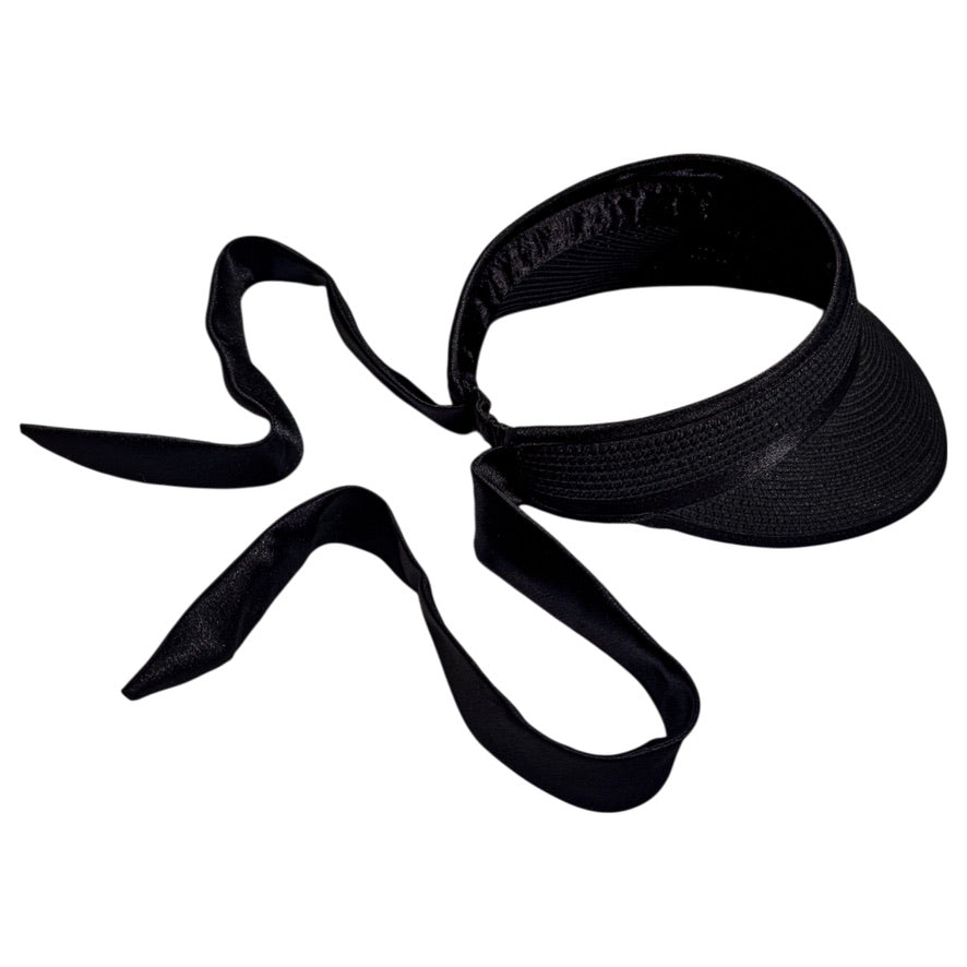 Damazo Eos black classic visor protecting hairline and edges