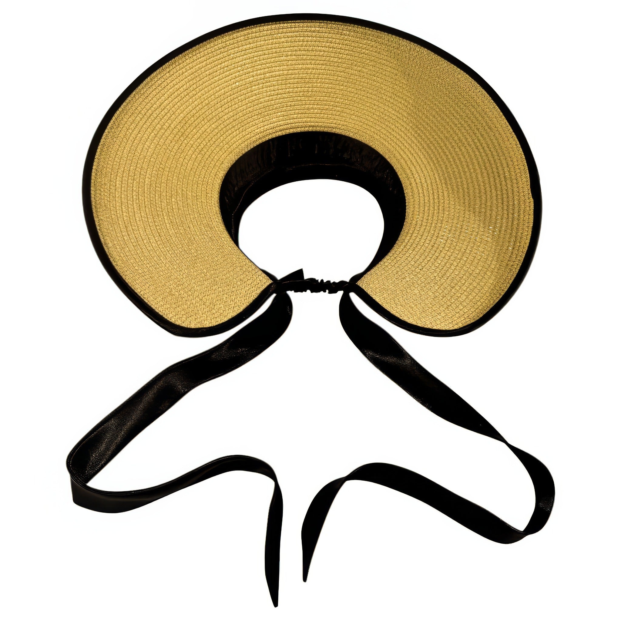 Damazo Eclipse open-top sun hat in beige with wide brim