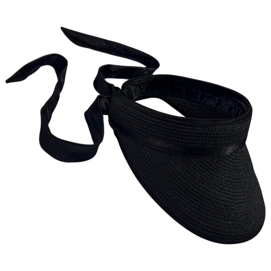 Damazo Eos black classic visor protecting hairline and edges