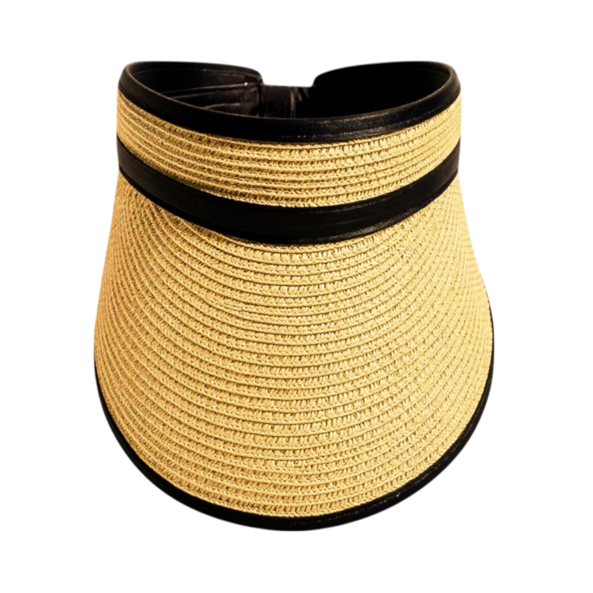 Damazo Eos beige classic visor protecting hairline and edges