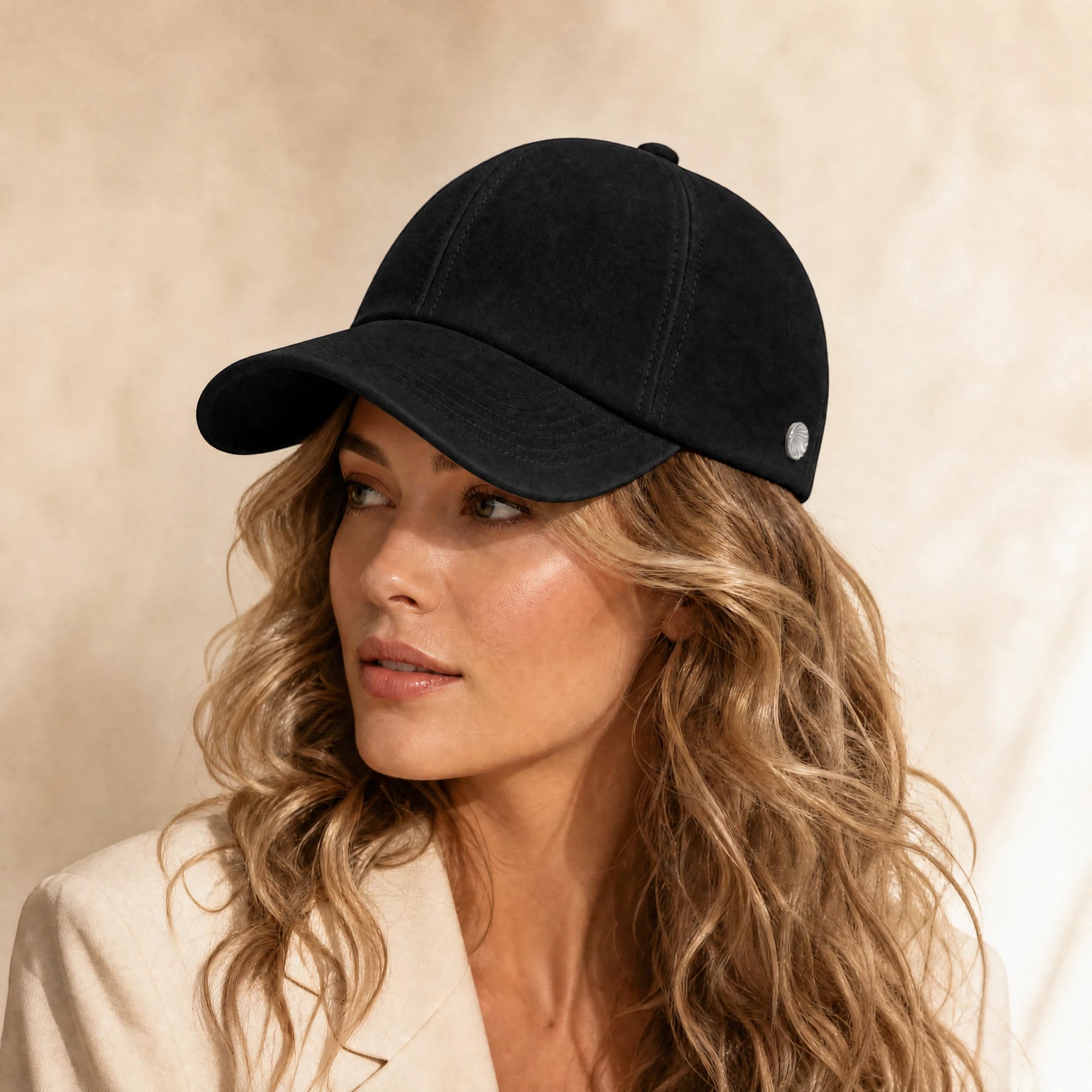 Damazo Veloura Structure fully silk-lined baseball cap