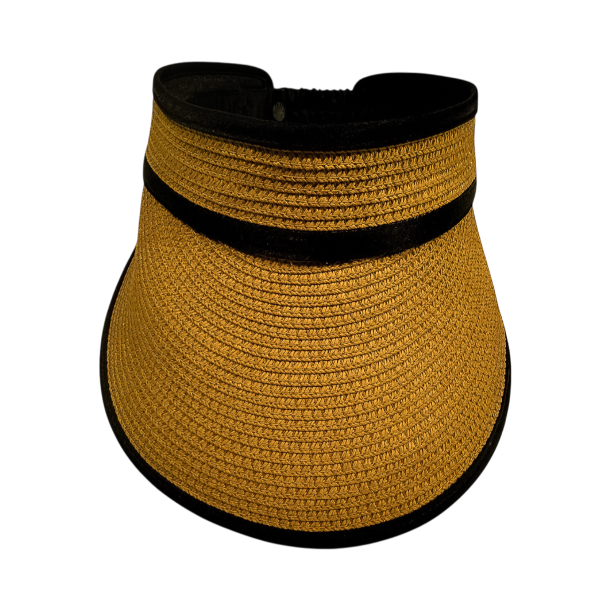 Damazo Eos beige classic visor protecting hairline and edges