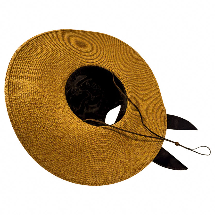 Damazo Soleil Flow hat with ponytail opening in tan