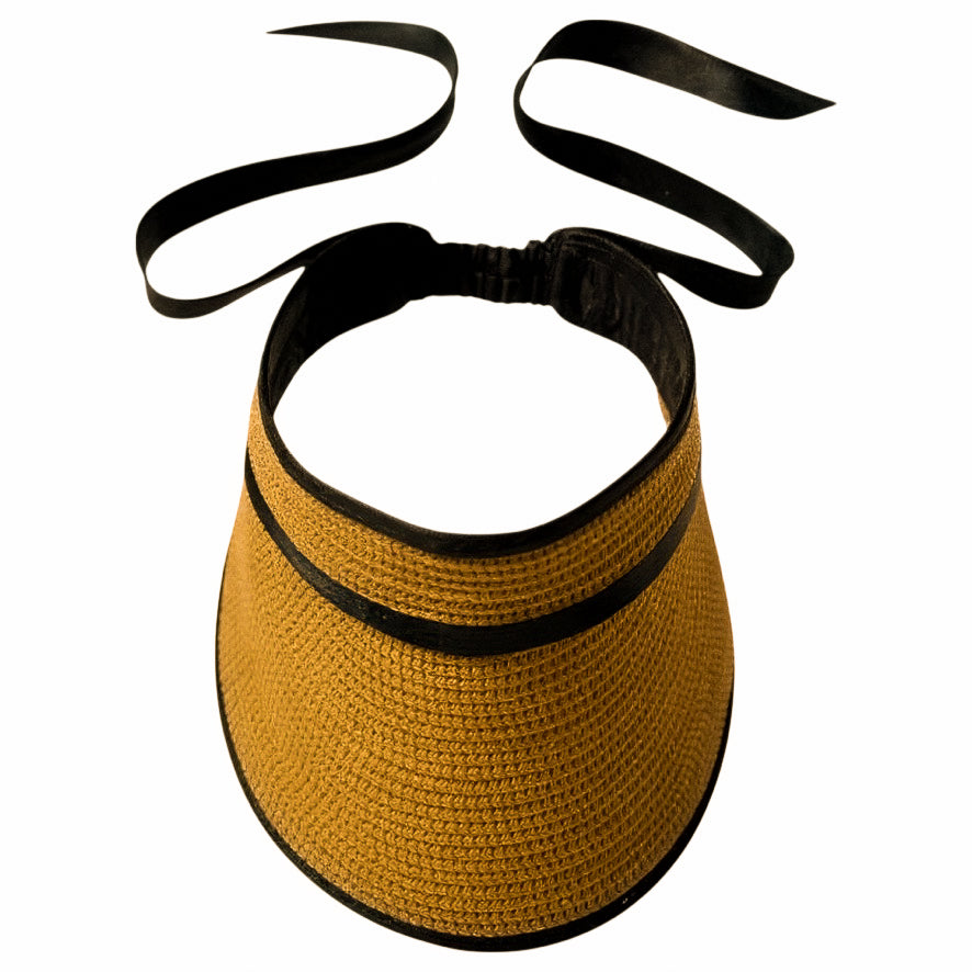 Damazo Eos tan classic visor protecting hairline and edges