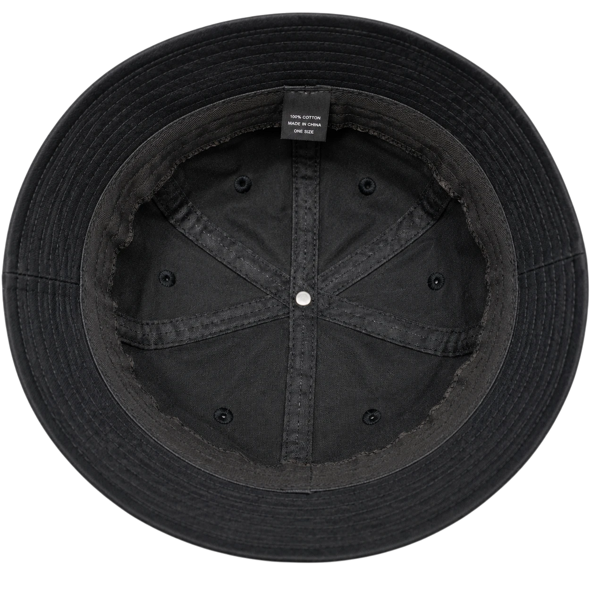 Interior of a standard unlined hat