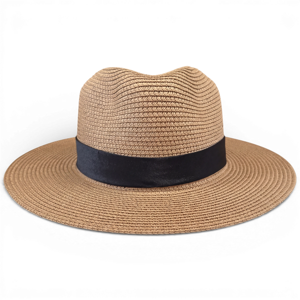Damazo Soteria Classic silk-lined fedora in tan