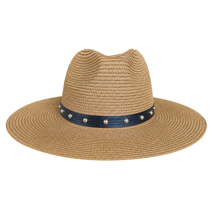 Damazo Rebel Silk-Lined Straw Fedora