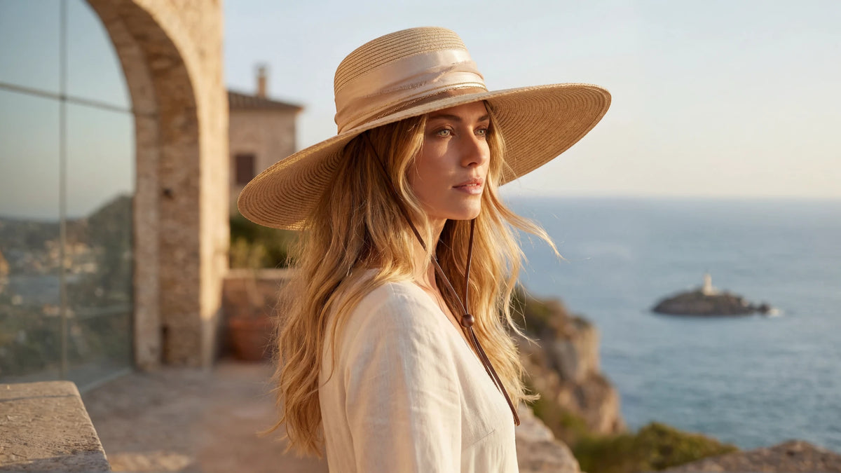 Soleil silk-lined sun hat collection