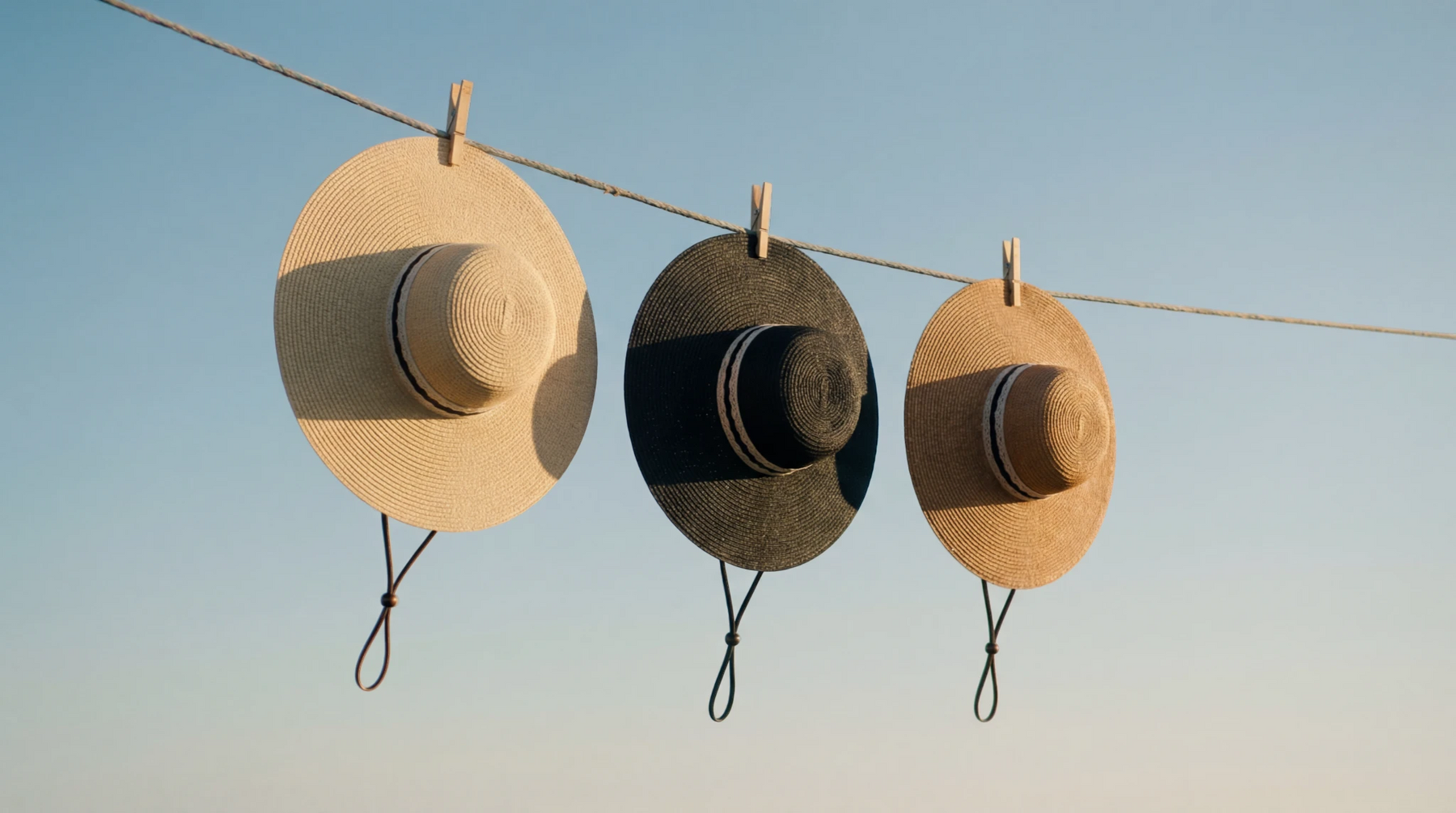 Soleil sun hat detail