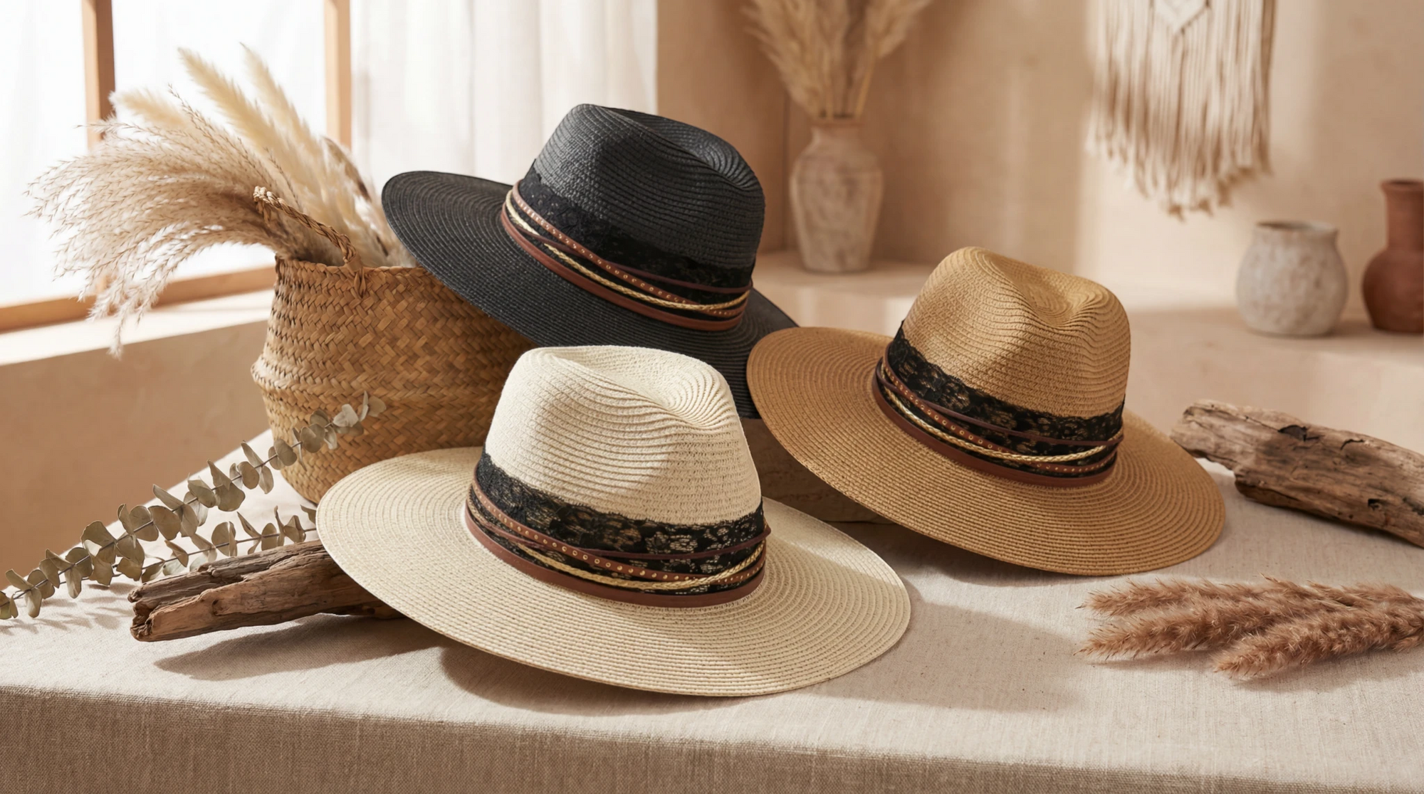 Soteria — Bohemian Lace fedora detail