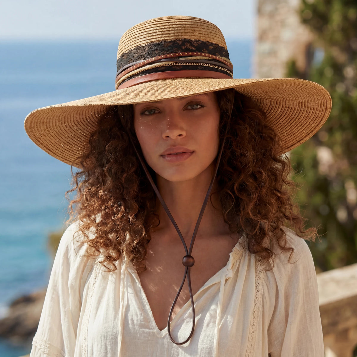 Soleil silk-lined sun hat collection