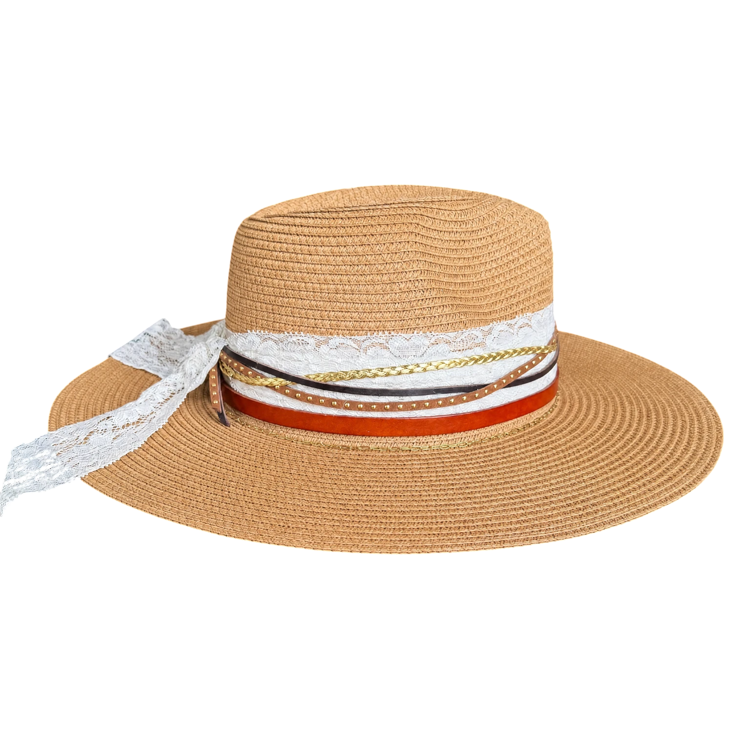 Damazo Ivory Bohemian Soteria Silk-Lined Fedora — view 4