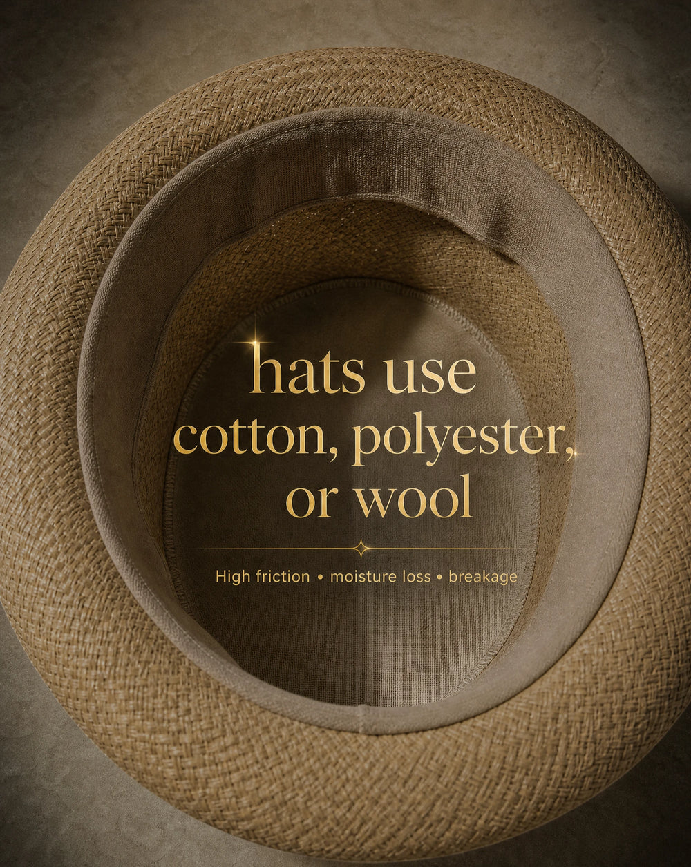 Standard hat interior fabric