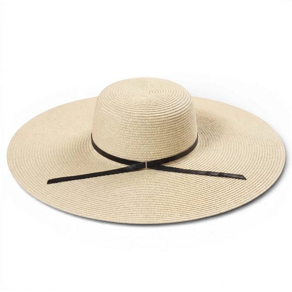 Damazo Refined silk-lined wide-brim sun hat in beige